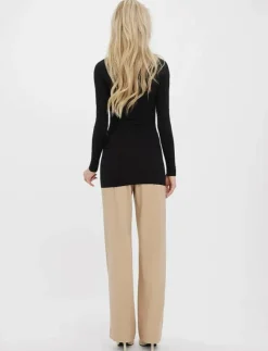 Kvinnor Vero Moda Kläder|Plus Size & Curvy|VMMAXI MY LS SOFT LONG U-NECK NOOS - Långärmade toppar