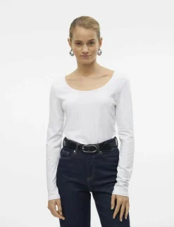 Vero Moda VMMAXI MY LS SOFT UNECK NOOS - Långärmade toppar|Kvinnor Kläder|T-Shirts & Toppar