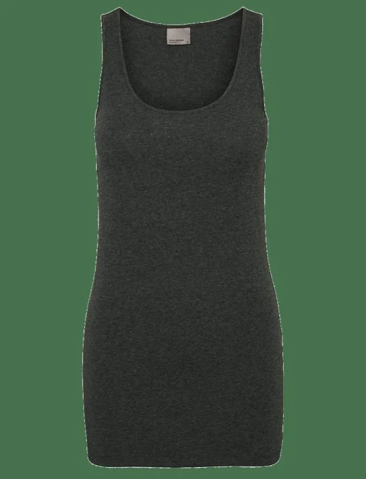 Kvinnor Vero Moda T-Shirts & Toppar|VMMAXI MY SOFT LONG TANK TOP NOOS - Linnen