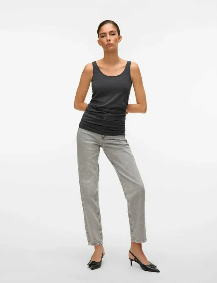 Kvinnor Vero Moda T-Shirts & Toppar|VMMAXI MY SOFT LONG TANK TOP NOOS - Linnen