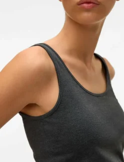 Kvinnor Vero Moda T-Shirts & Toppar|VMMAXI MY SOFT LONG TANK TOP NOOS - Linnen