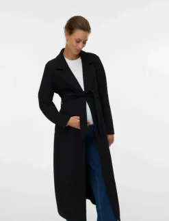 Kvinnor Vero Moda Maternity Mammakläder|VMMFORTUNEAYA XTRA LONG COAT GA - Tunna kappor