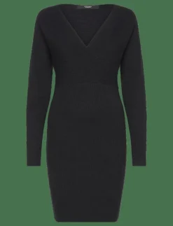 Kvinnor Vero Moda Maternity Mammakläder|VMMHOLLYREM LS V-NECK DRESS GA NOOS - Midiklänningar