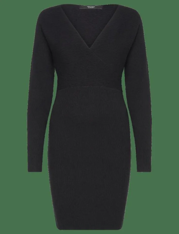 Kvinnor Vero Moda Maternity Mammakläder|VMMHOLLYREM LS V-NECK DRESS GA NOOS - Midiklänningar