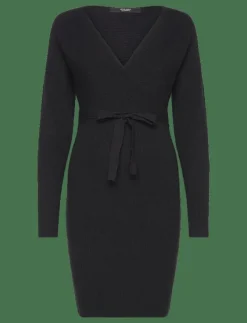 Kvinnor Vero Moda Maternity Mammakläder|VMMHOLLYREM LS V-NECK DRESS GA NOOS - Midiklänningar