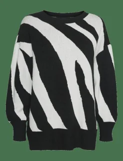 Kvinnor Vero Moda Kläder|VMNANCY LS O-NECK LONG PULLOVER BOO - Stickat