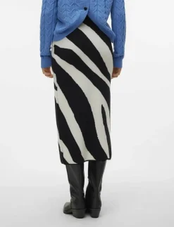 Kvinnor Vero Moda Kjolar|VMNANCY NW 7/8 SKIRT BOO - Midi kjolar