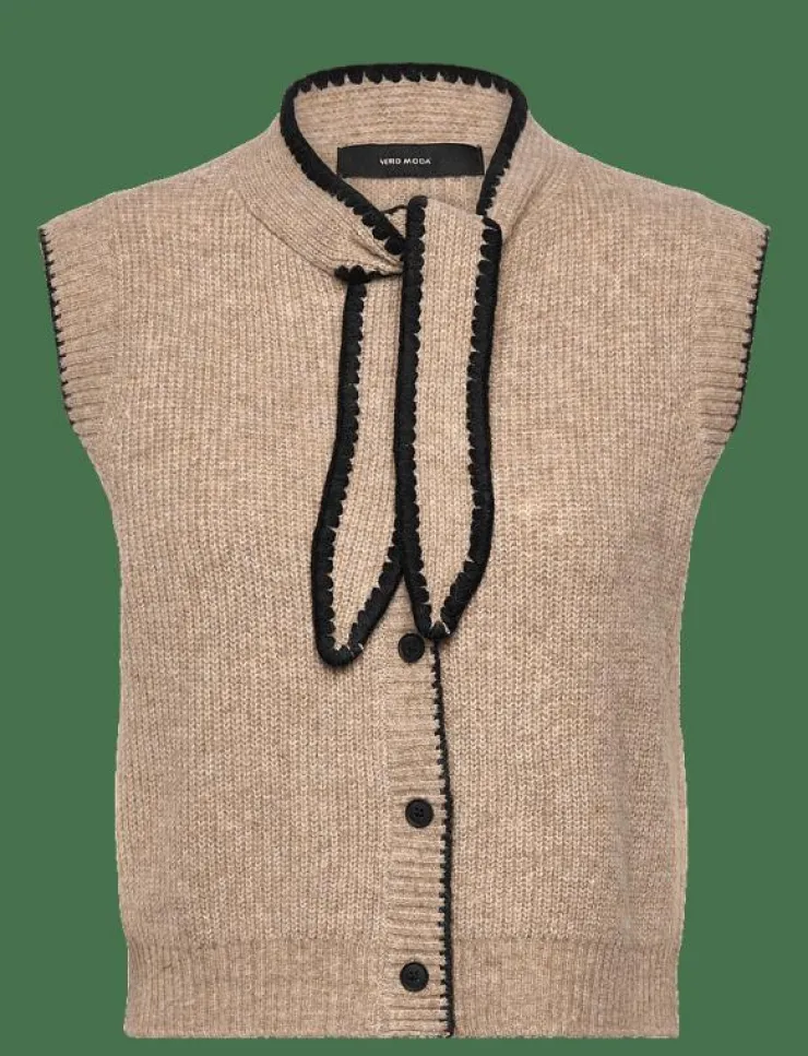 Kvinnor Vero Moda Västar|VMNAPOLI SL VEST VIP - Stickade västar