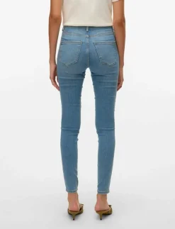 Kvinnor Vero Moda Kläder|VMSOPHIA HW SKINNY JEANS LT BL NOOS - Skinny Jeans