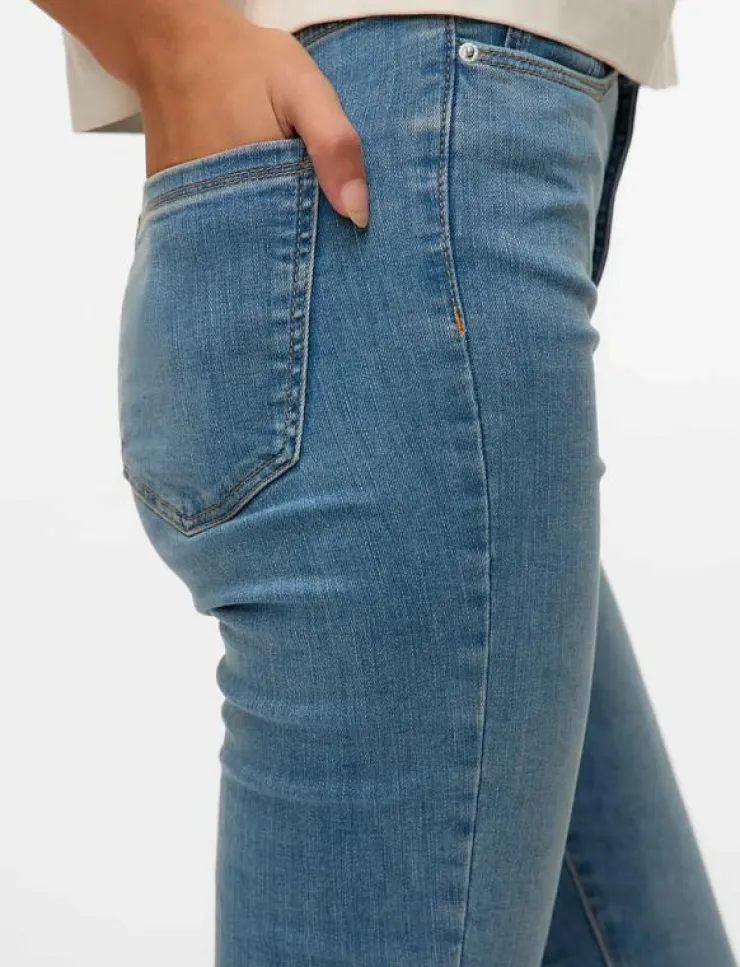 Kvinnor Vero Moda Kläder|VMSOPHIA HW SKINNY JEANS LT BL NOOS - Skinny Jeans