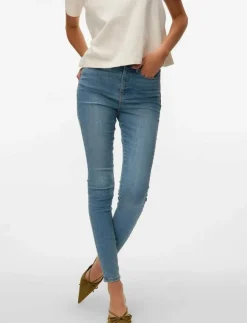 Kvinnor Vero Moda Kläder|VMSOPHIA HW SKINNY JEANS LT BL NOOS - Skinny Jeans