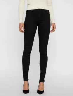 Vero Moda VMTANYA MR S PIPING JEANS VI120 GA NOOS - Skinny Jeans|Kvinnor Kläder