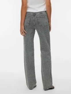 Vero Moda VMTESSA HR WIDE RHINESTONE JEANS RA206 - Vida byxor|Kvinnor Jeans