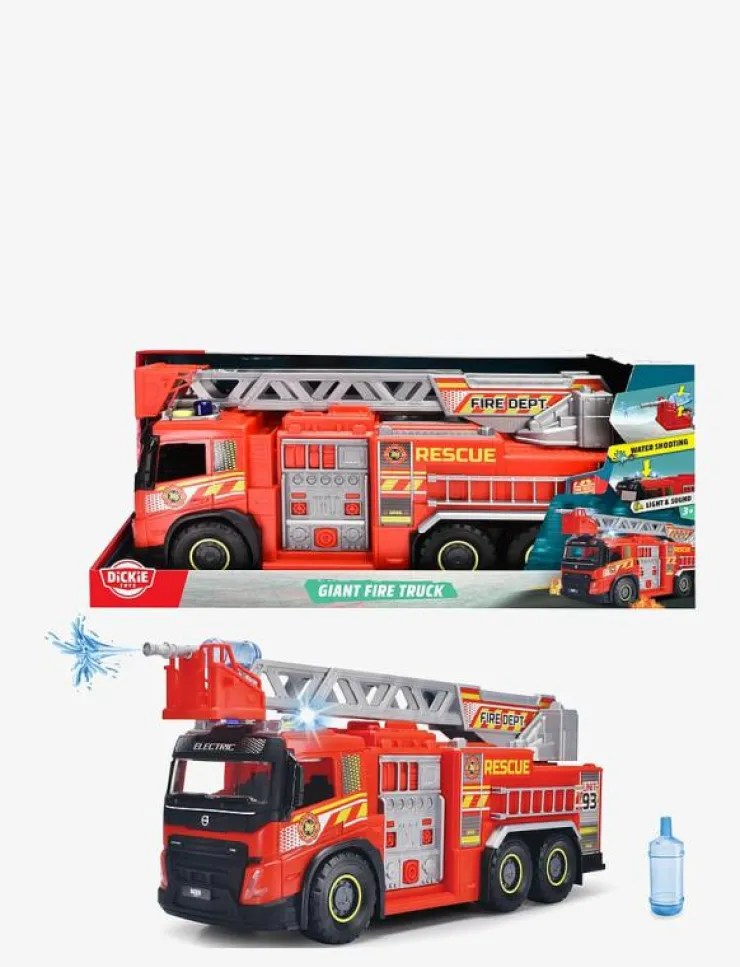 Dickie Toys Volvo Giant Fire Truck - Leksaksbil|Barn Leksaksfordon & Bilar