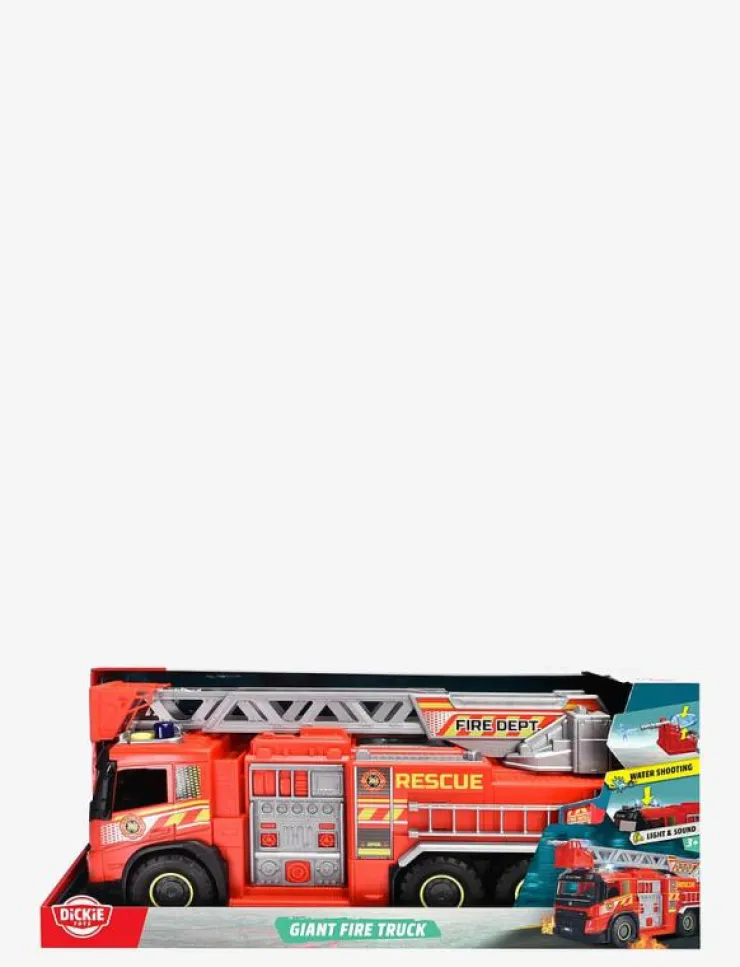 Dickie Toys Volvo Giant Fire Truck - Leksaksbil|Barn Leksaksfordon & Bilar