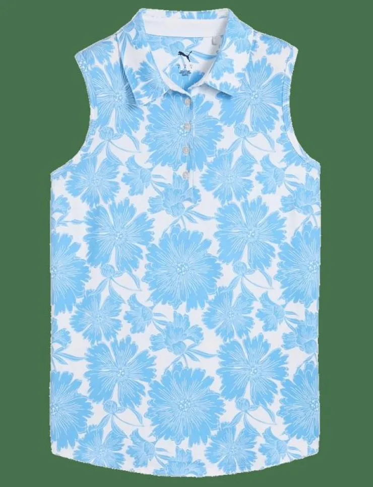 PUMA Golf W Cloudspun Botanic SL Polo - Pikéer|Kvinnor Toppar & T-Shirts
