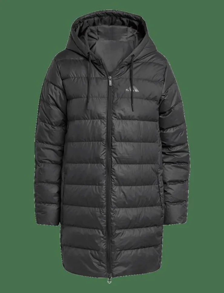 Kvinnor adidas Sportswear Jackor|W ESS 3S L D HP - Parkas