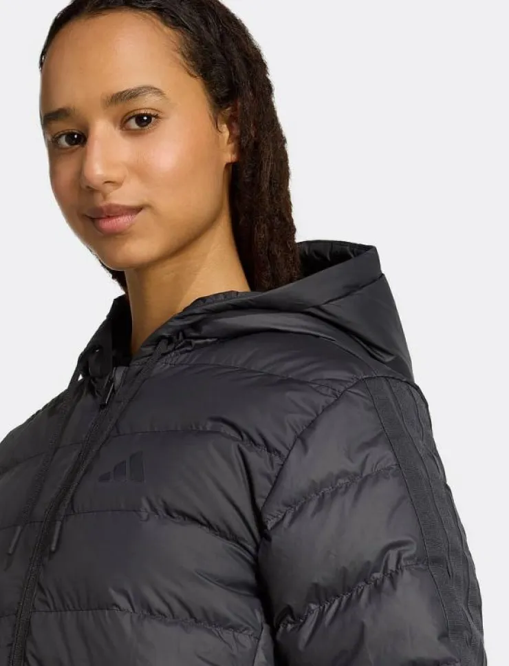 Kvinnor adidas Sportswear Jackor|W ESS 3S L D HP - Parkas
