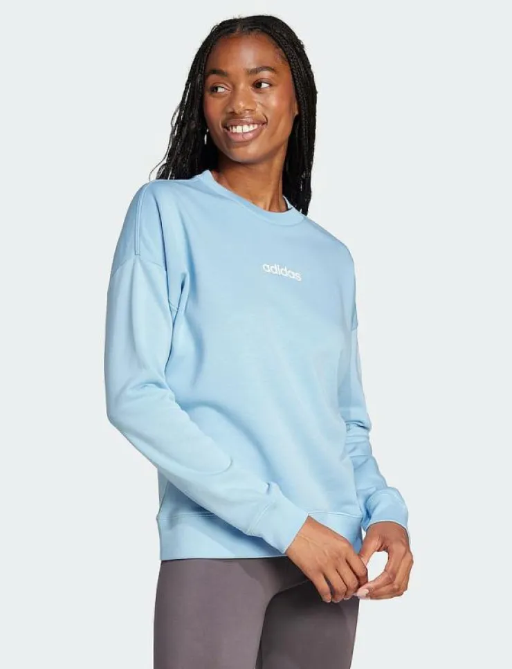 Kvinnor adidas Sportswear Sweatshirts|W LIN FT SWT - Sweatshirts
