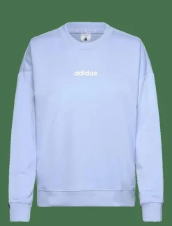Kvinnor adidas Sportswear Sweatshirts|W LIN FT SWT - Sweatshirts