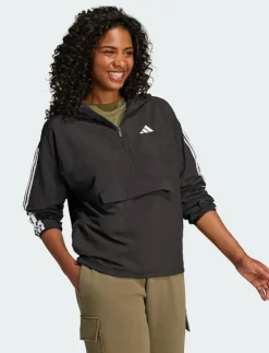Kvinnor adidas Sportswear Jackor|W 3S WV WB - Anoraker