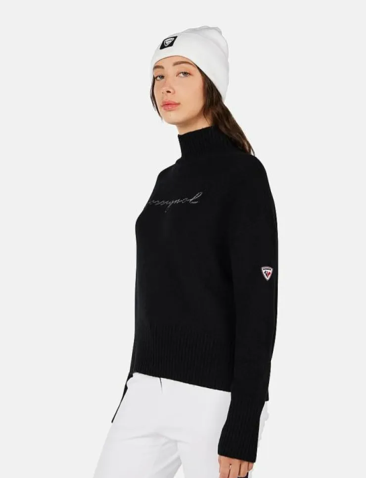 Kvinnor ROSSIGNOL Sweatshirts|W SIGNATURE SWEATER - Stickat