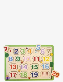 Barbo Toys Wacky Wonders - Wooden puzzle - 123 - Pedagogiskt pussel|Barn Pussel & Spel