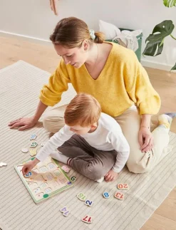 Barbo Toys Wacky Wonders - Wooden puzzle - 123 - Pedagogiskt pussel|Barn Pussel & Spel