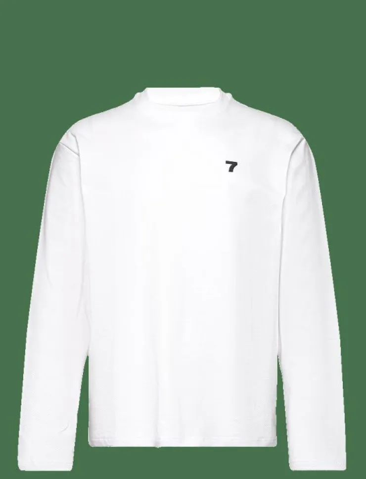 7 DAYS Active Toppar & T-Shirts|Waffle Long Sleeve Tee - Långärmade tröjor