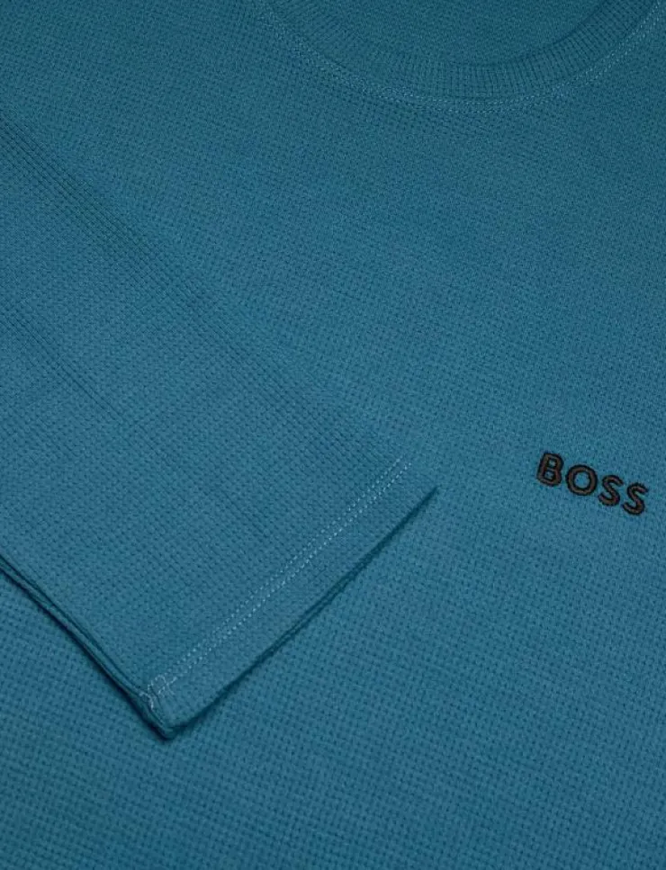 BOSS Pyjamas|Waffle LS-Shirt - Pyjamasöverdelar