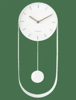 KARLSSON Wall clock Pendulum Charm steel - Väggklockor| Klockor