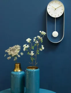 KARLSSON Wall clock Pendulum Charm steel - Väggklockor| Klockor