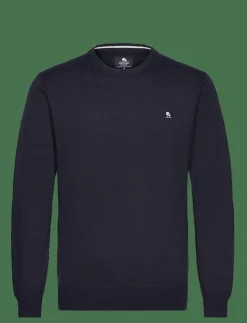 Lexton Links Wallace O-Neck Merino Sweater - Stickat| Sweatshirts