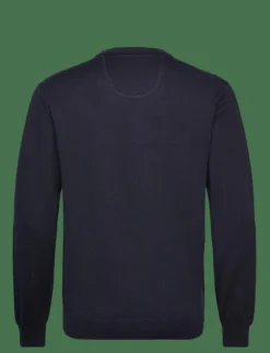 Lexton Links Wallace O-Neck Merino Sweater - Stickat| Sweatshirts