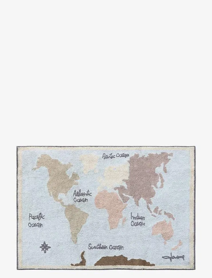 Barn Lorena Canals Inredning|Inredning|Washable rug Vintage Map - Rektangulära mattor