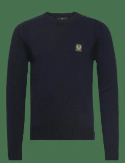 Belstaff Stickat|WATCH CREWNECK JUMPER - Rundhalsad