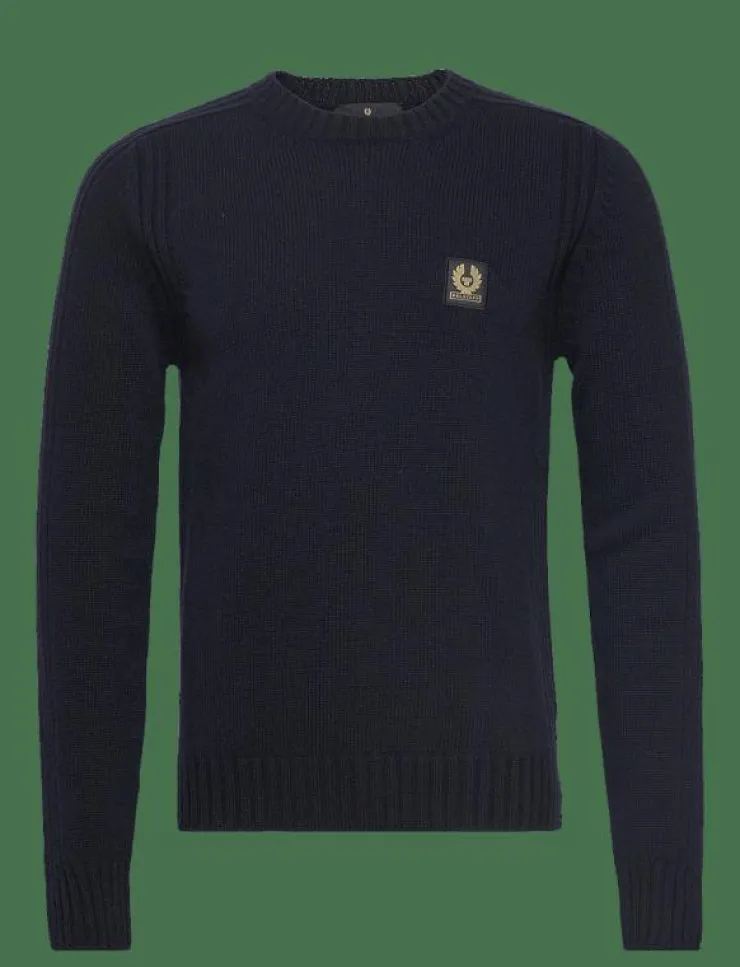 Belstaff Stickat|WATCH CREWNECK JUMPER - Rundhalsad