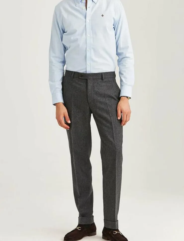 Morris Skjortor|Watts Flannel Shirt-Slim Fit - Flanellskjortor