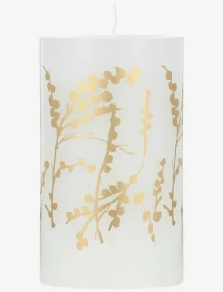 Kunstindustrien Wax Alter Candles 7x 12- Gold Wild Flowers - Blockljus| Ljus