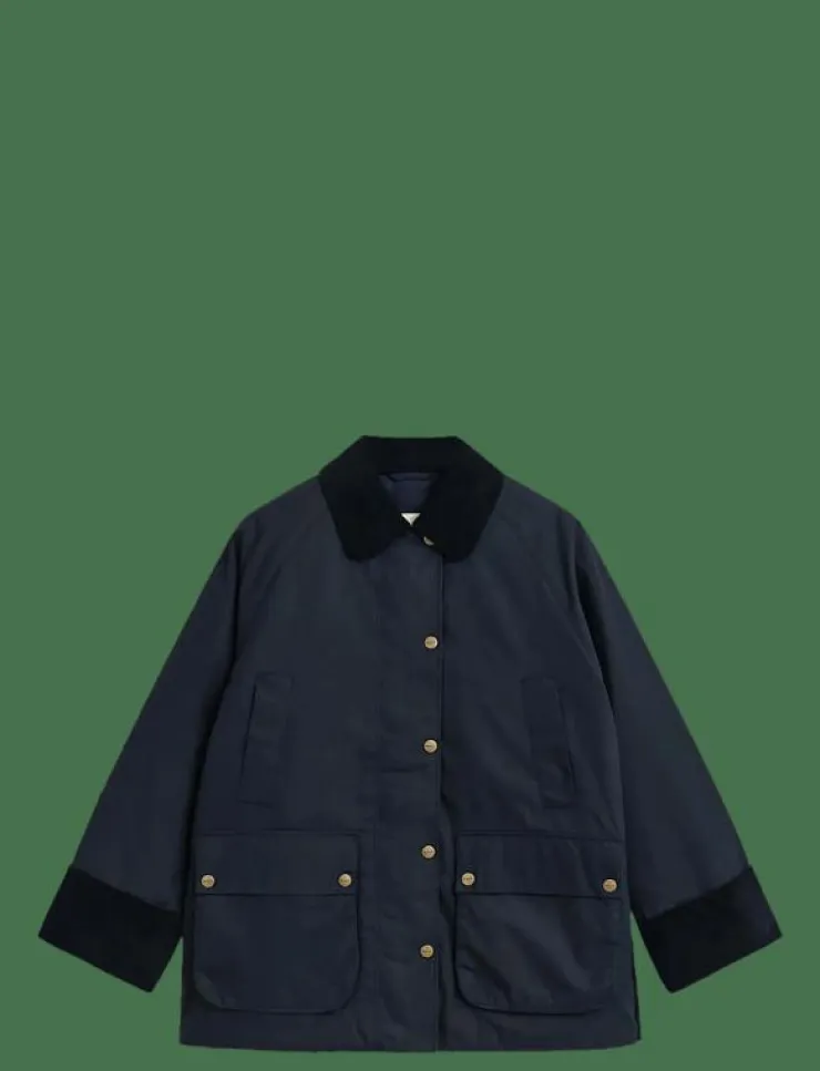 GANT WAXED COTTON DOUBLE DECKER JACKET - Utilityjackor|Kvinnor Overshirts