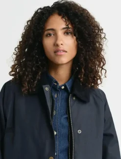 GANT WAXED COTTON DOUBLE DECKER JACKET - Utilityjackor|Kvinnor Overshirts