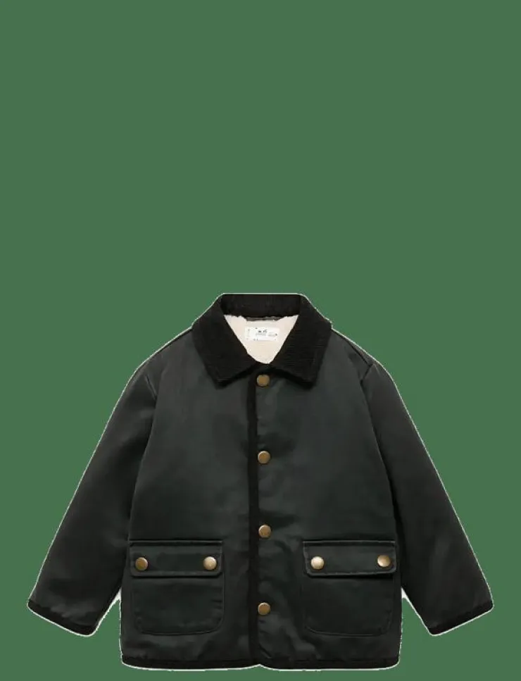 Mango Waxed-effect parka - Parkas|Barn Jackor