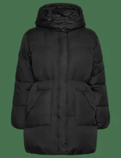 Kvinnor Levi's® Jackor & Kappor|WESTERN BUBBLE MIDI ANTHRACITE - Dunkappor
