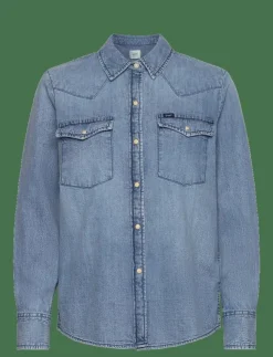 Lee Jeans Western Shirt - Jeansskjortor|Kvinnor Denimkläder|Blusar & Skjortor