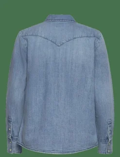 Lee Jeans Western Shirt - Jeansskjortor|Kvinnor Denimkläder|Blusar & Skjortor