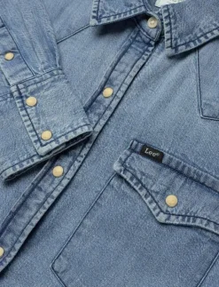 Lee Jeans Western Shirt - Jeansskjortor|Kvinnor Denimkläder|Blusar & Skjortor