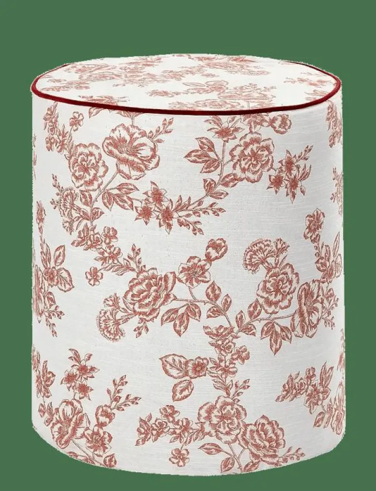 Anna + Nina Sittpuffar|Whimsical Rose Pouf - Sittpuffar