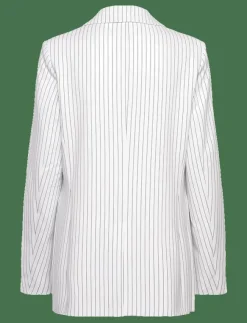 Kvinnor French Connection Kavajer|WHISPER PINSTRIPE BLAZER - Enkelknäppta kavajer