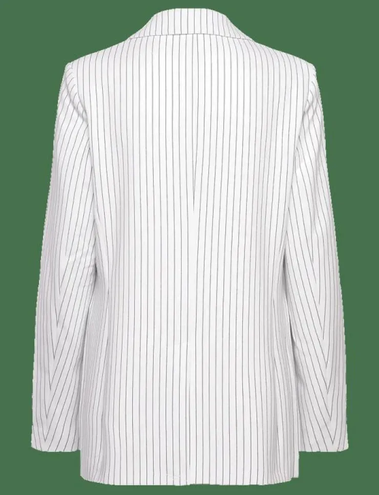 Kvinnor French Connection Kavajer|WHISPER PINSTRIPE BLAZER - Enkelknäppta kavajer