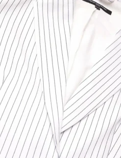 Kvinnor French Connection Kavajer|WHISPER PINSTRIPE BLAZER - Enkelknäppta kavajer